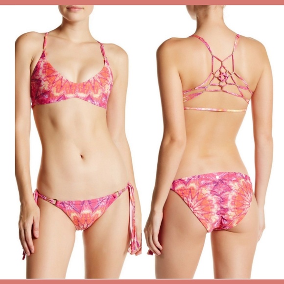 NWT 2PC Ale By Alessandra Island Fire Top + Bottom‎ - Picture 1 of 8